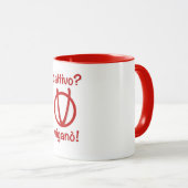 Unterstützung Carlo Maria Viganò! Tasse (VorderseiteRechts)