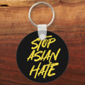 Unterstützung der AAPI-Bewusstsein stoppen asiatis Schlüsselanhänger (Vorderseite)