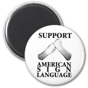 Unterstützung der amerikanischen Gebärdensprache ( Magnet