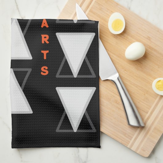 UNTERSTÜTZUNG DER ARTEN GESCHIRRTUCH (Viertel Falte)