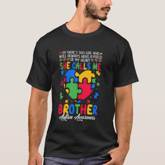Unterstützung der Autismus-Familie Sie nennt mich T-Shirt (Vorderseite)