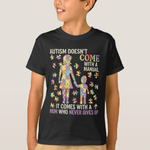 Unterstützung der Autismus-Mama für starke Mütter T-Shirt