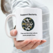 Unterstützung der Bakterien-Tasse Tasse