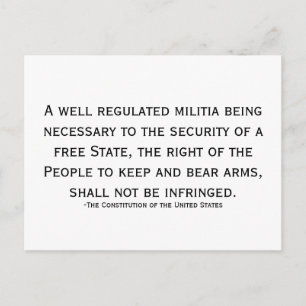 Unterstützung der Bewahrung der Freiheit! Postkarte