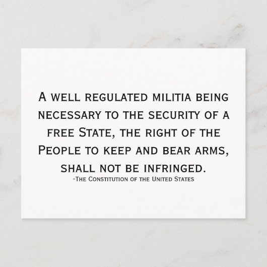 Unterstützung der Bewahrung der Freiheit! Postkarte (Vorderseite)