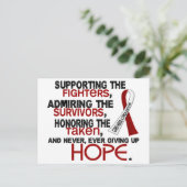 Unterstützung der Bewahrung von 3.2 Kopf-Nackenkre Postkarte (Stehend Vorderseite)