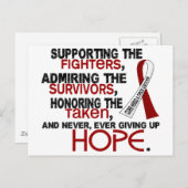 Unterstützung der Bewahrung von 3.2 Kopf-Nackenkre Postkarte (Vorne/Hinten)