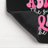 Unterstützung der Bewunderung des Brustkrebs-Bewus Mousepad (Ecke)
