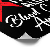 Unterstützung der Blutkrebserkrankung Poster (Ecke)