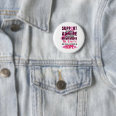 Unterstützung der Brustkrebsbekämpfung Brustkrebs Button (Beispiel)