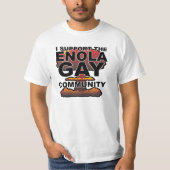 Unterstützung der Enola Gay Community T-Shirt (Vorderseite)