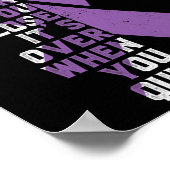 Unterstützung der Epilepsie-Sensibilisierung Poster (Ecke)