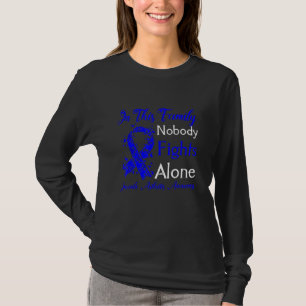 Unterstützung der Familie Blue Ribbon juvenile Art T-Shirt