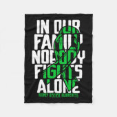 Unterstützung der Familie für Nierenerkrankungen Fleecedecke (Vorderseite)