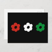 Unterstützung der Farben für Frieden Postkarte (Vorne/Hinten)