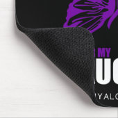 Unterstützung der Fibromyalgie-Bewusstseinsbildung Mousepad (Ecke)