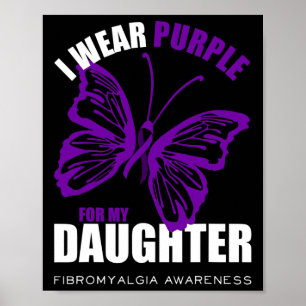 Unterstützung der Fibromyalgie-Bewusstseinsbildung Poster