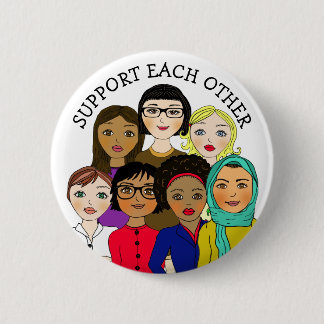 Unterstützung der Gleichstellung, Liebe, Einheit Button