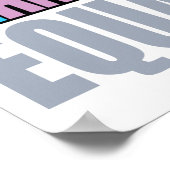 Unterstützung der Gleichstellung von Frauen und Mä Poster (Ecke)