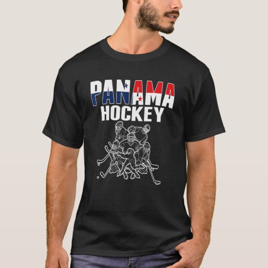 Unterstützung der Hockey Panamanian Hockey Team-Ma T-Shirt (Vorderseite)