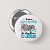 Unterstützung der interstitiellen Cystitis Awarene Button (Vorne & Hinten)