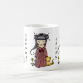 Unterstützung der japanischen Tasse Kimono Girl (Mittel)