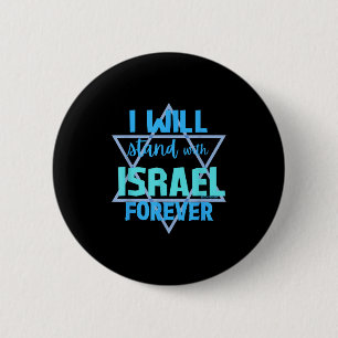 Unterstützung der Juden_ Ich werde mit Israel für Button