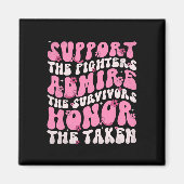 Unterstützung der Kämpfer bewundern die Überlebend Magnet (Vorne)