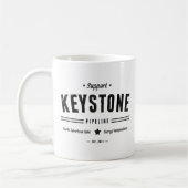 Unterstützung der Keystone-Pipeline Kaffeetasse (Links)