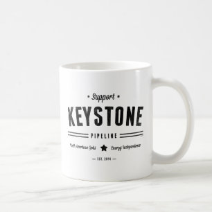 Unterstützung der Keystone-Pipeline Kaffeetasse