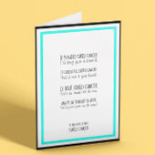 Unterstützung der Krebsbekämpfung Karte