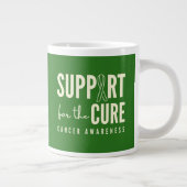 Unterstützung der Krebsbewusstsein bei der Heilung Jumbo-Tasse (Rechts)