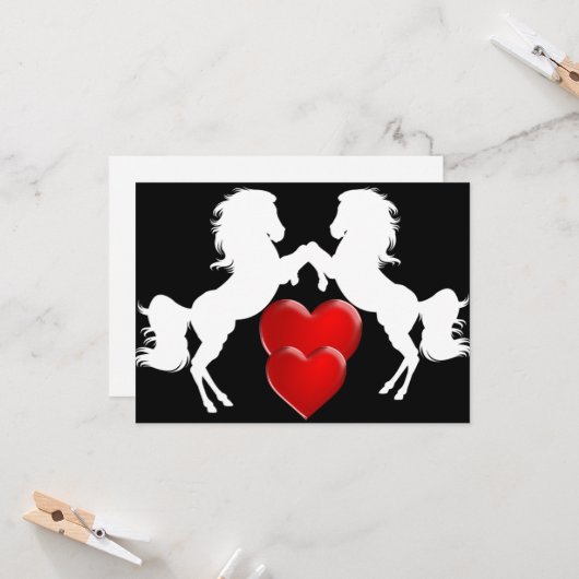 Unterstützung der Krebsförderung Motivation Herz Karte (Vorderseite/Rückseite Beispiel)