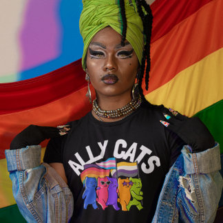 Unterstützung der LGBT-Gleichheit bei Katzen T-Shirt