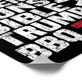 Unterstützung der LGBTQ Liberty Guns Bibel Trump G Poster (Ecke)