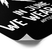 Unterstützung der Liebe Ptsd Posttraumatisches Str Poster (Ecke)