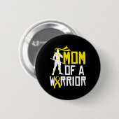 Unterstützung der Mama von Kinderkrebs Button (Vorne & Hinten)