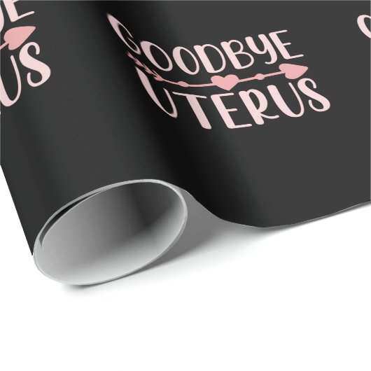 Unterstützung der Operation der Hysterektomie Uter Geschenkpapier (Rolleneckpunkt)