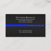 Unterstützung der Polizei für Thin Blue Line Visitenkarte (Vorderseite)