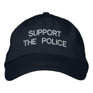 UNTERSTÜTZUNG DER POLIZEIPOLIZEIKONIE durch eZaZZl Bestickte Baseballkappe