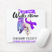 Unterstützung der pulmonalen Hypertonie Sensibilis Mousepad (Mit Mouse)