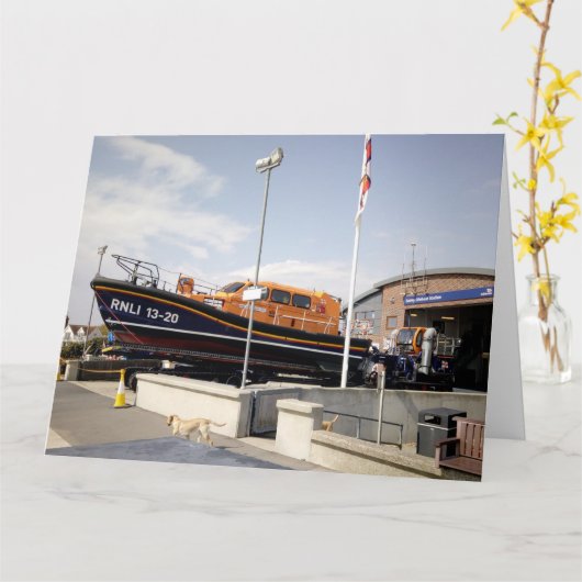 Unterstützung der RNLI Karte (Gelbe Blume)