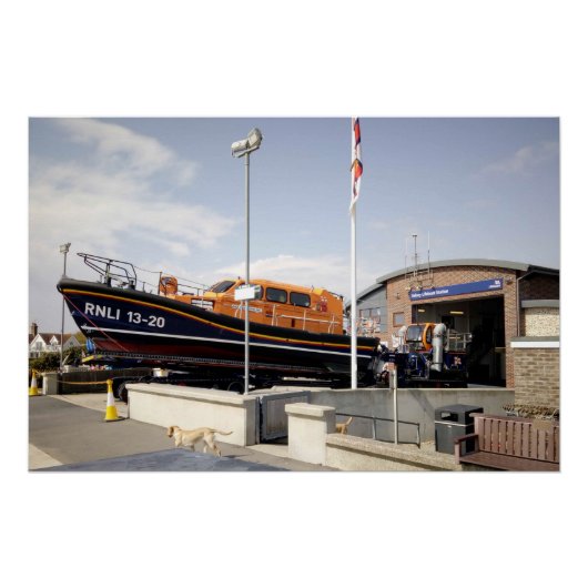 Unterstützung der RNLI Poster (Vorderseite)