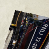 Unterstützung der RNLI Strandtuch (Beispiel)