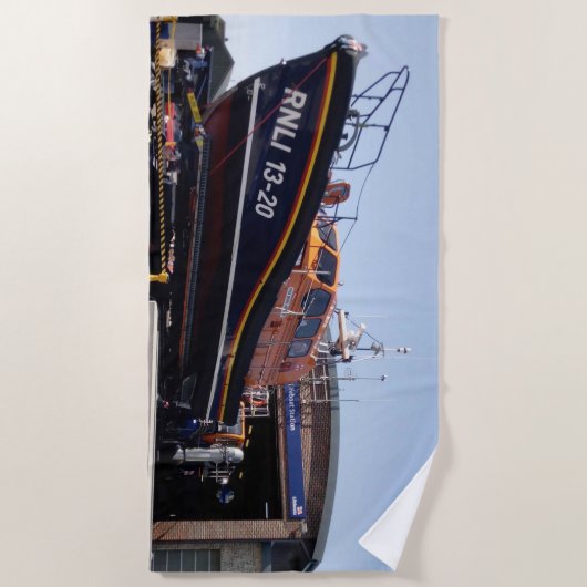 Unterstützung der RNLI Strandtuch (Vorderseite)