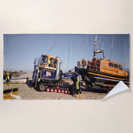 Unterstützung der RNLI Strandtuch (Vorderseite)
