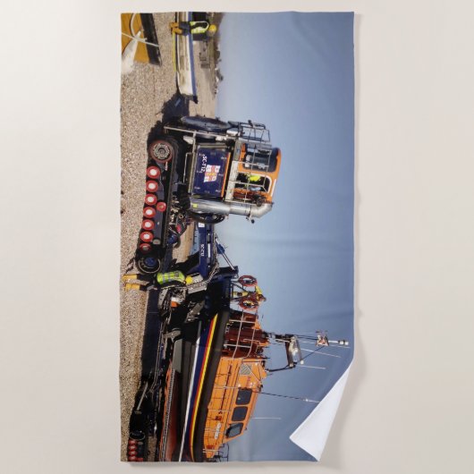 Unterstützung der RNLI Strandtuch (Vorderseite)