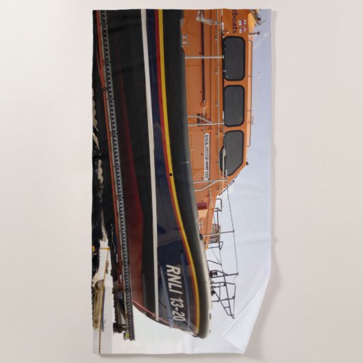 Unterstützung der RNLI Strandtuch (Vorderseite)