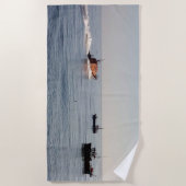 Unterstützung der RNLI Strandtuch (Vorderseite)