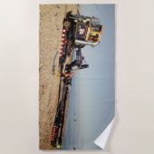 Unterstützung der RNLI Strandtuch (Vorderseite)